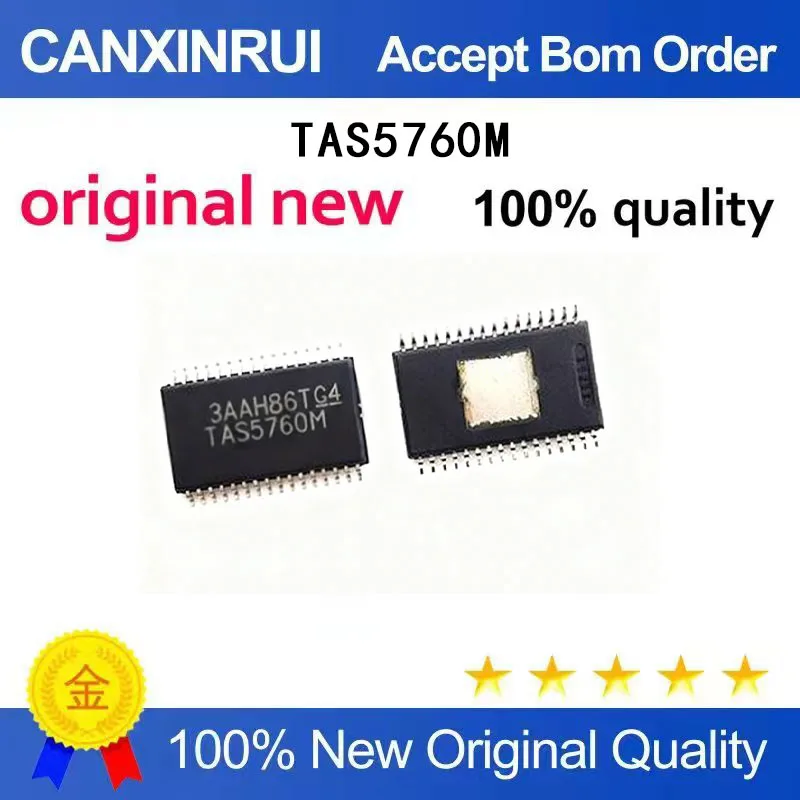 

(5 Pieces) Brand new original TAS5760MDAPR TAS5760M HTSSOP-32 spot chip IC TAS5760L