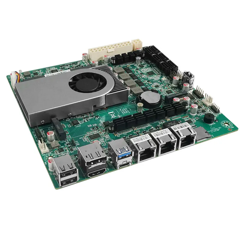 Topton 6-Bay NAS Motherboard Intel N150 6*SATA3.0 2*M.2 NVMe 2*2.5G LANs Nics 1*PCIE X1 1*DDR5 Low Power Firewall ITX Mainboard