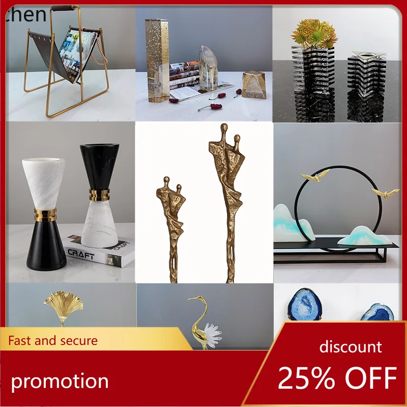 

HXL Home Decor Ornament Living Room Accessories Decorative Abstract Decoration