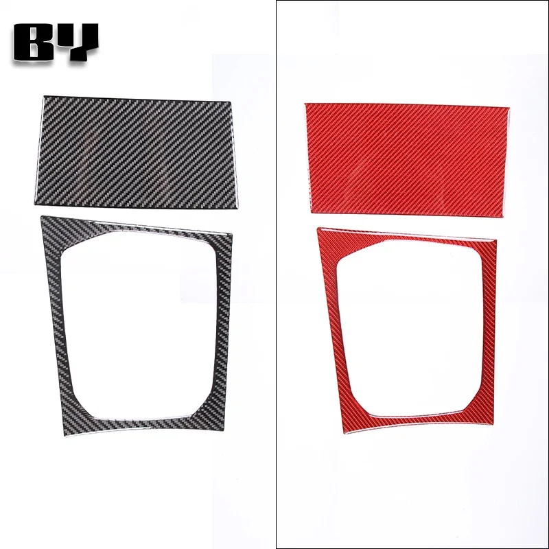 For BMW 8 Series M850i G15 G16 2019-2022 Soft Carbon Fiber Car Inner Center Console Gear Shift Panel Frame Trim Cover Accessorie