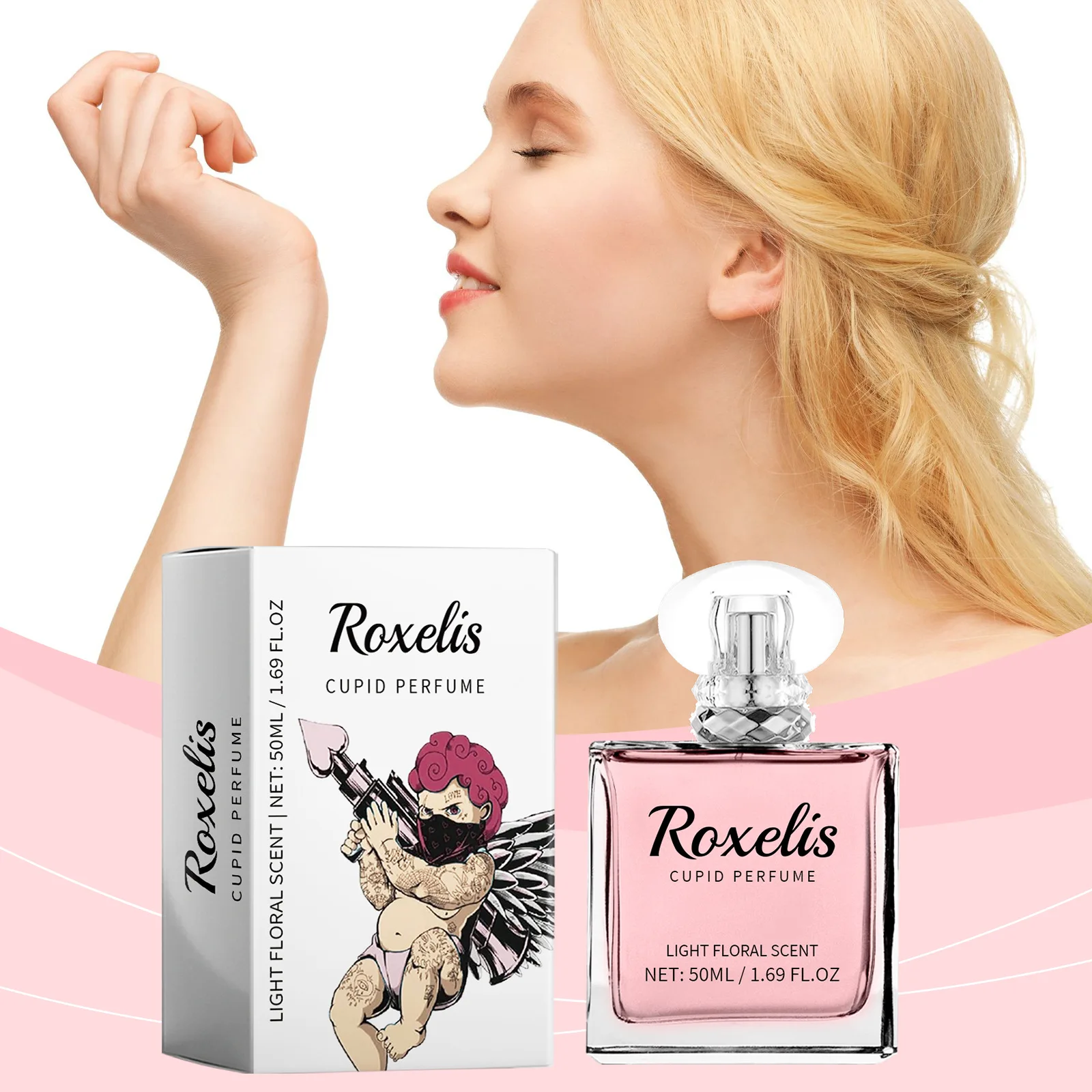 Perfume de Cupido para mujer, aroma Floral, feromonas infundidas, encanto de Colonia, atmósfera amorosa, fragancia refrescante de hipnosis para atraer hombres