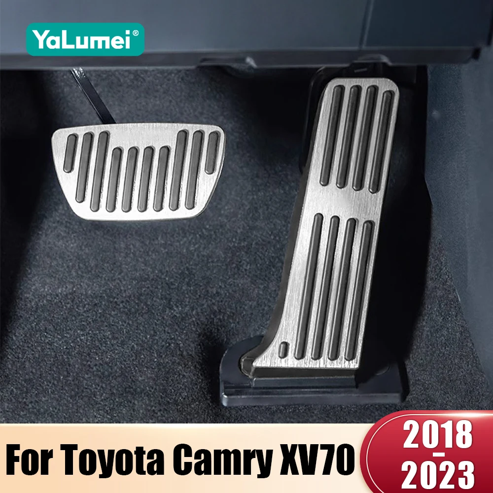 Für Toyota Camry 70 XV70 2018 2019 2020 2021 2022 2023 Hybrid Auto Gaspedal Gas Bremspedale Fußstütze Pedal Nicht Slip pad Abdeckung