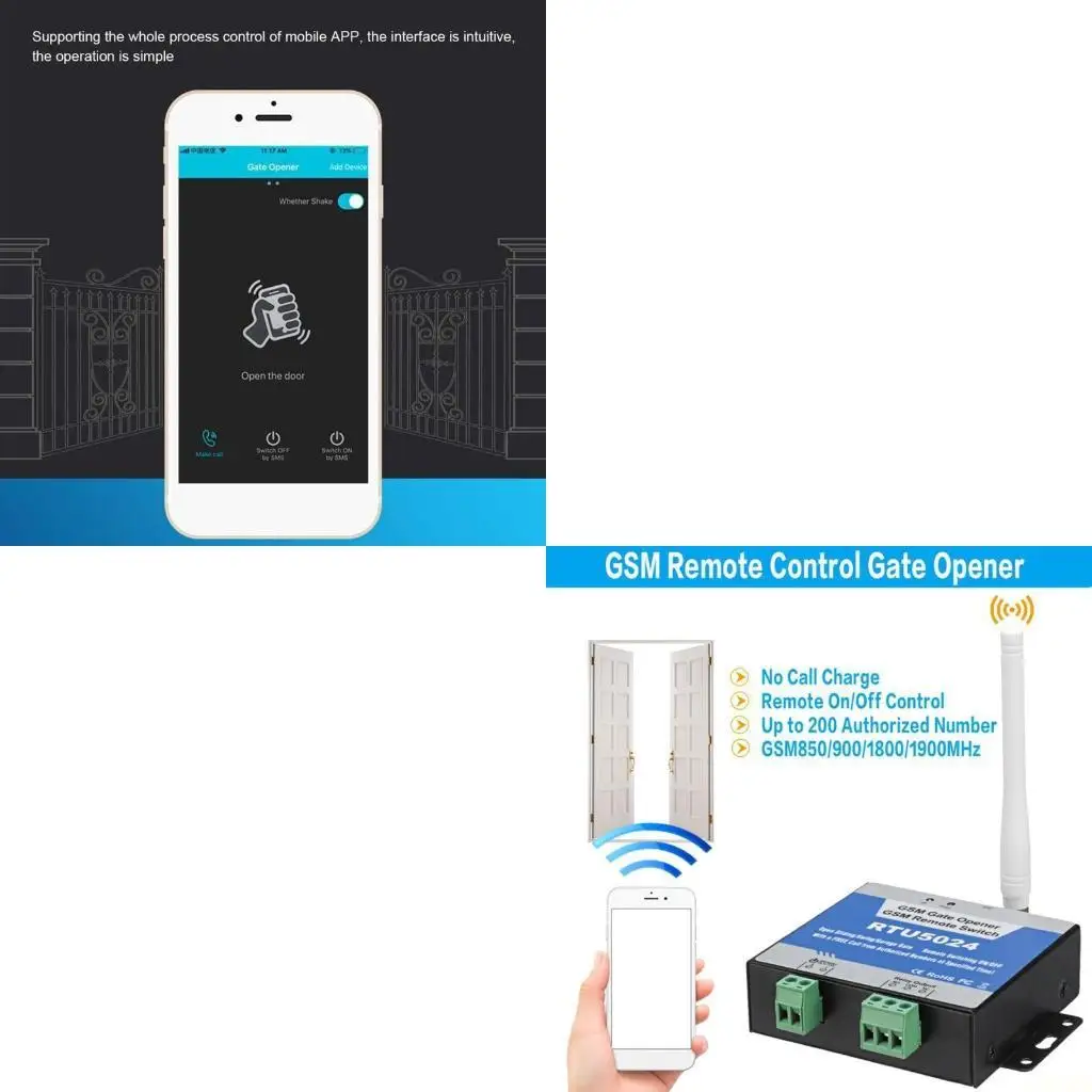 

B03F Непромокаемый RTU5024 GSM Беспроводное реле открывания дверей Дистанционный переключатель контроля доступа