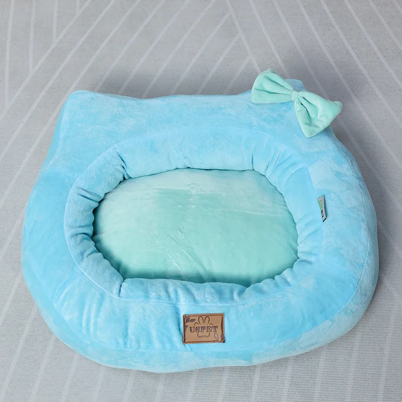 New Style Dog Cat Bed Keep Warm In Winter Special For Sleeping High Elastic Filling Material PP Cotton Cat Ear Model Pet Cat Bed