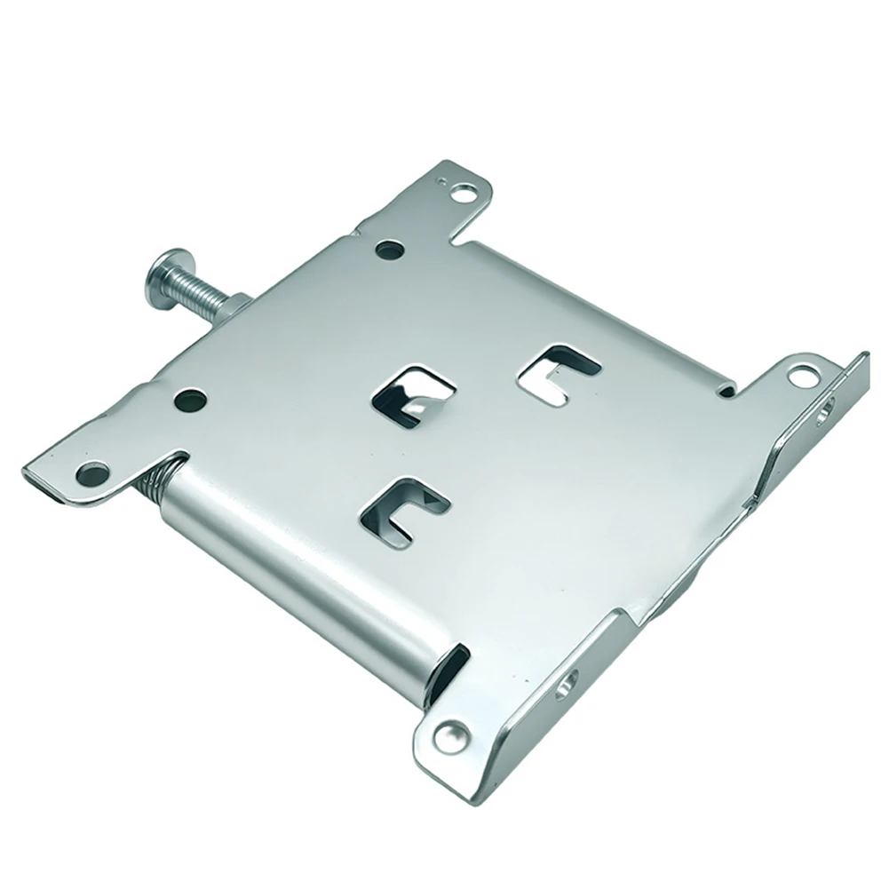 Closet Door Sliding Floor Guide with Damping Buffer and Height Adjustment Compatible with Bottom Mounted Sliding Door Hardware
