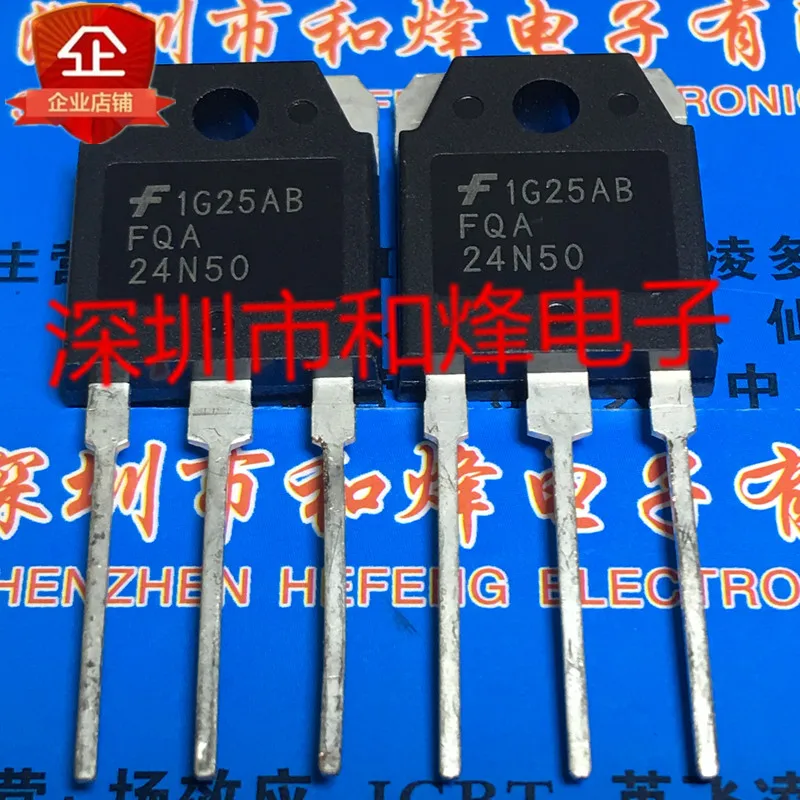 Free shipping  FQA24N50  TO-3P 500V 24A       10PCS