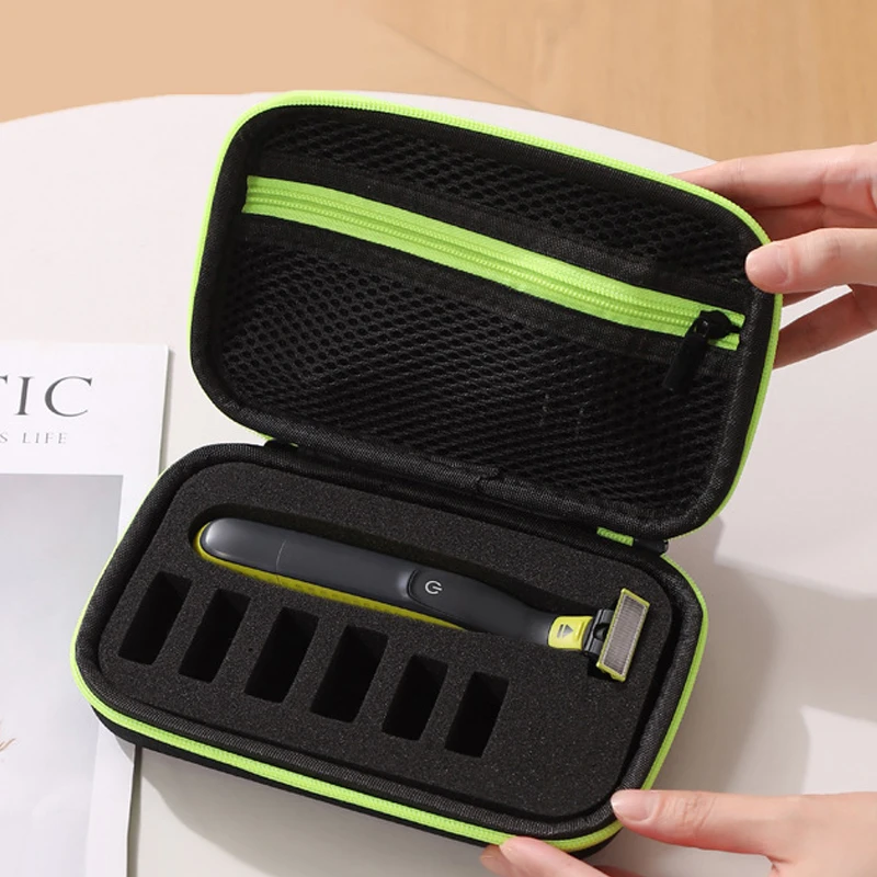 Men's One Blade Electric Shaver Case, Shockproof Carrying Storage for Razor