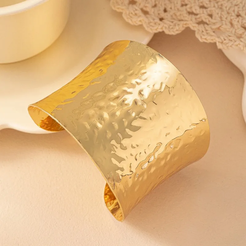 Opening Bracelet For Women Frosted Surface Cuff Bangles Simple Temperament Holiday Party Gift Fashion Jewelry AB035