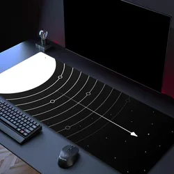 Mouse Pad Gamer Black Line Texture HD New XXL Keyboard Pad Mouse Pad Mouse Pad Black Texture Laptop Rug Anti-Slip Soft Desk Pad