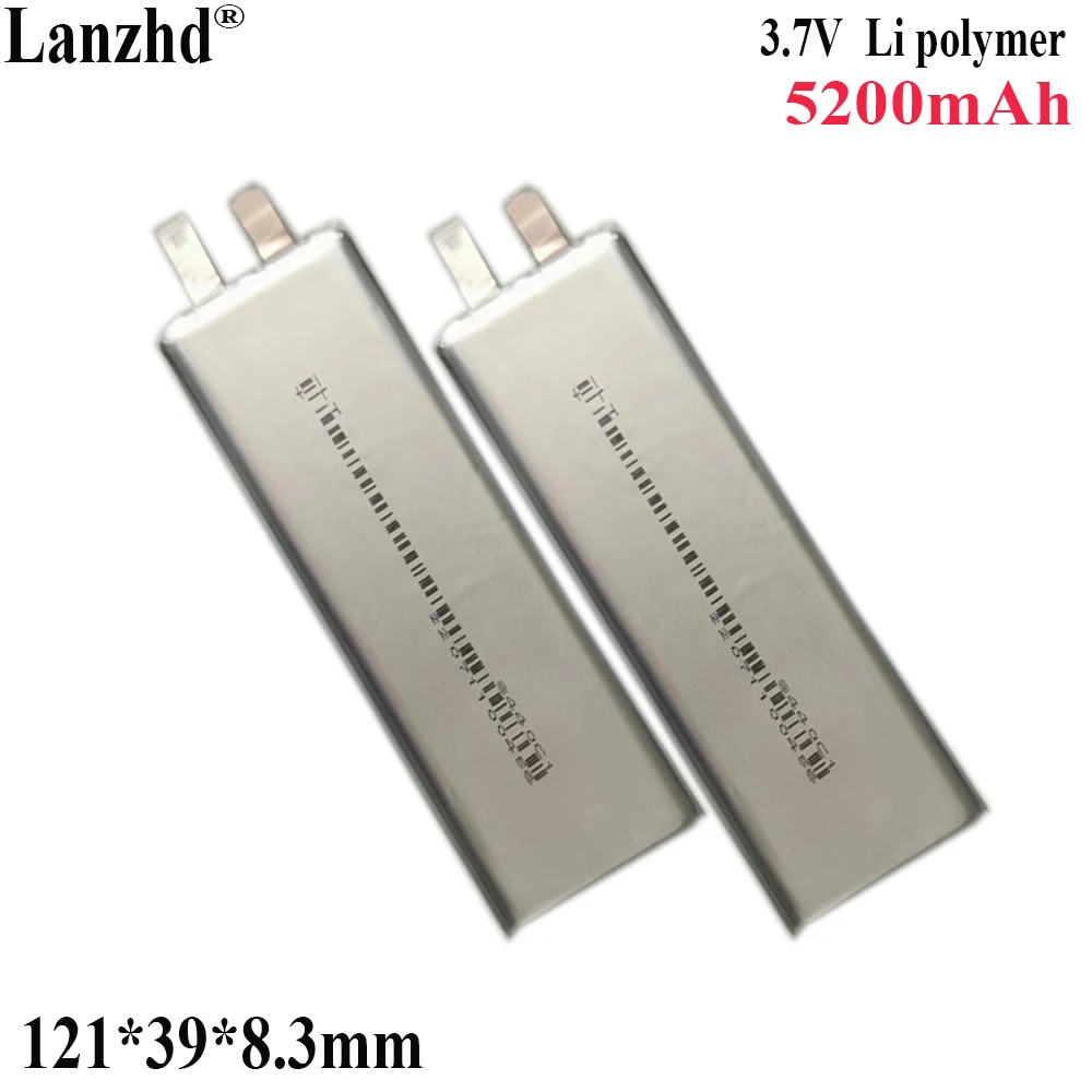 4.2V Li polymer battery 5200mAh For Walkie-talkie locator laptop Bluetooth speaker Smart wear beauty device battery 8339121