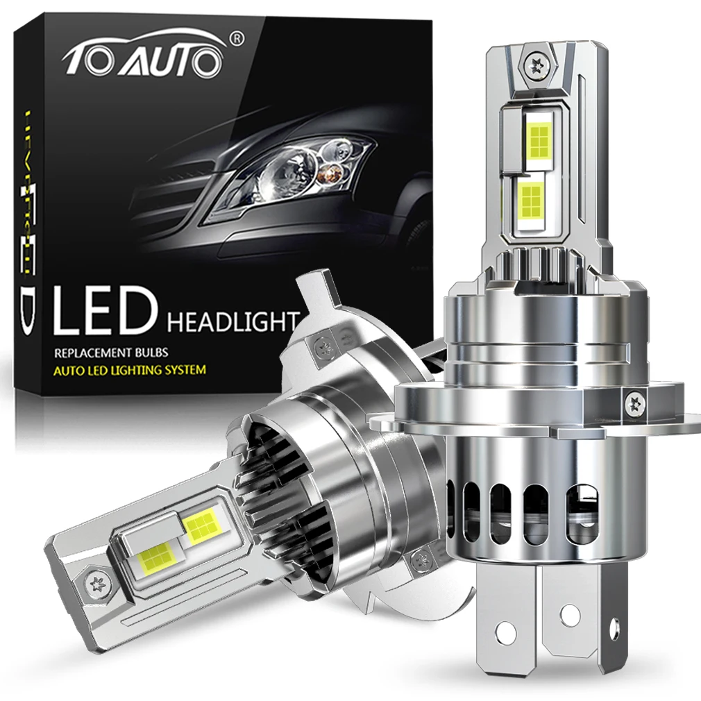 

30000LM H4 LED Headlight Hi Lo Beam Car Headlight Bulbs H7 Canbus Auto Lamps 24 CSP Chips With Fan with Fan Turbo Led 6500K 12V