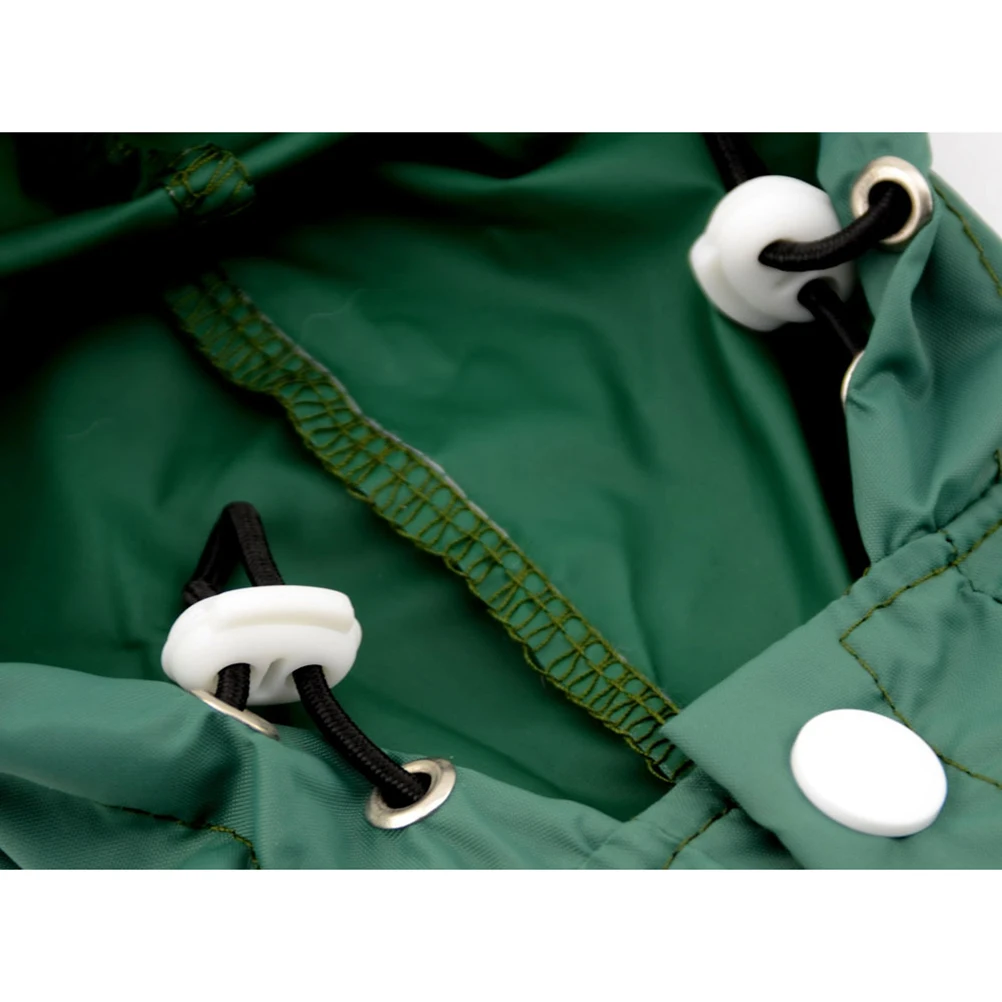 

PVC Dog Raincoat Waterproof Breathable Dark Green Xxl Lightweight Durable Pet Rain Slicker Small Medium Dogs Pet Rain Slicker