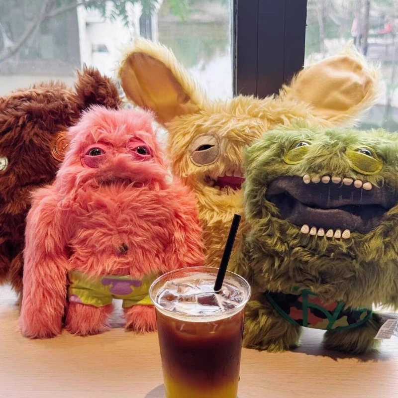 

24cm Fuggler Funny Monster Gold Rush Series Plush Toys Creativity Ugly-cute Abstract Trendy Cotton Dolls Best Gifts for Children