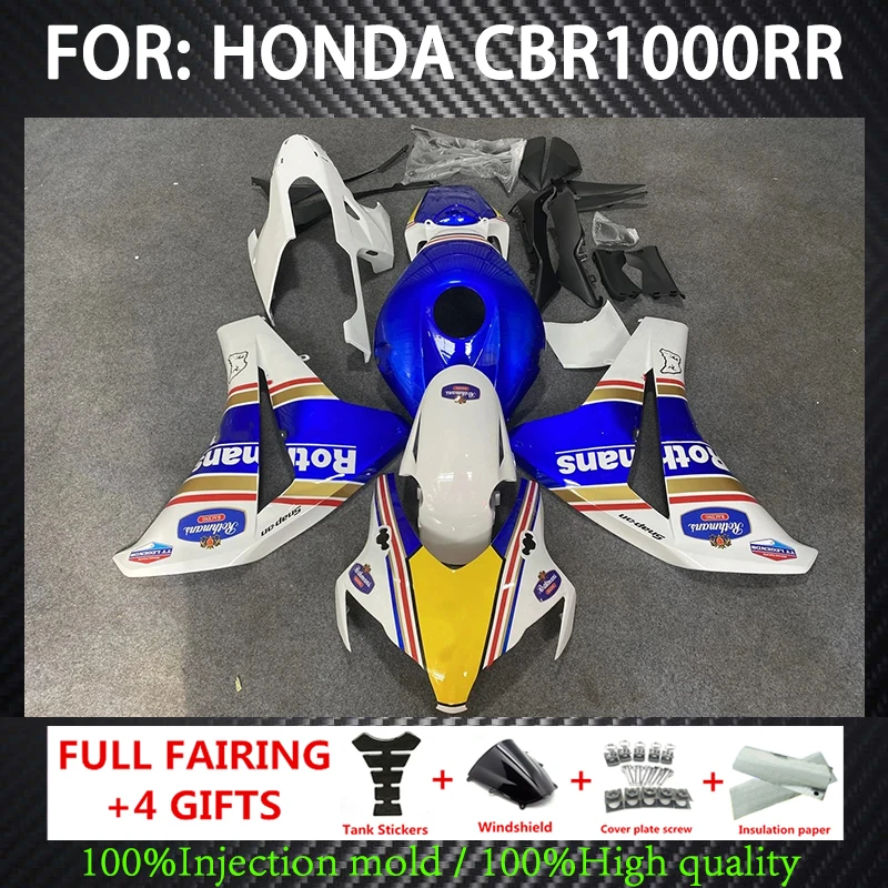 

Motorcycle Fairing Kit Suitable for CBR1000RR 08-11 CBR1000 2008 2009 2010 2011 Fairing Blue white Yellow