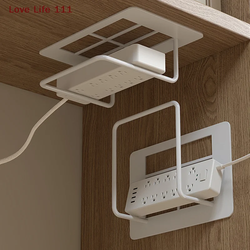 New Hot Selling Versatile Wall-Mounted Router & Set-Top Box Holder - No-Drill Multi-Purpose Storage Shelf With Practical Hooks