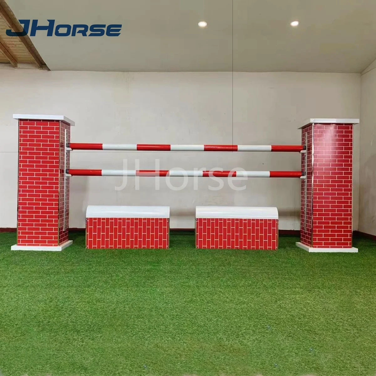 

Professional Horse Show Jumping Jumps Obstacle Equipment With Wooden Horse Poles