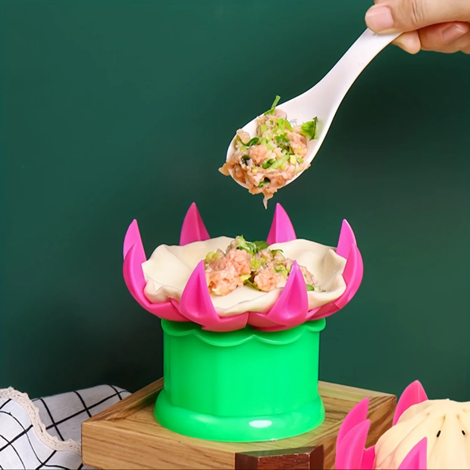 

1 шт.-китайская машина Baozi Maker Bao, фаршированная булочка на пару, форма для изготовления булочек с начинкой на пару и кондитерский пирог, форма для приготовления булочек на пару