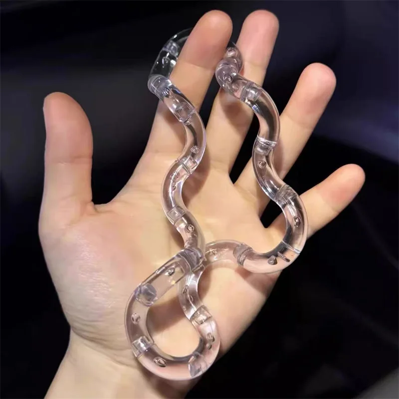 Deformable Rope Fidget Toy Deformation Rope Knot Pressure Stress Relief Toys Rrainbow Color Anti Stress Deformable Rope Best Toy image 4
