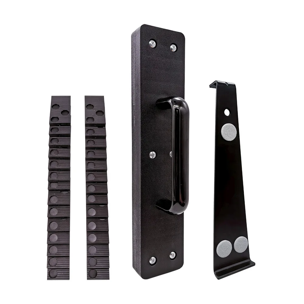 New laminate flooring installation tool with handle tapping block
