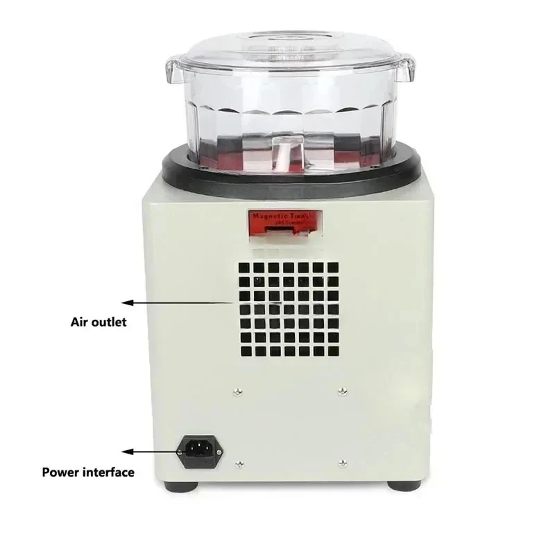 Jewelry Polishing Machine Small  Grinding Gold Silver Jewelry Accessories Cleaning Derusting Aluminum Alloy Deburring