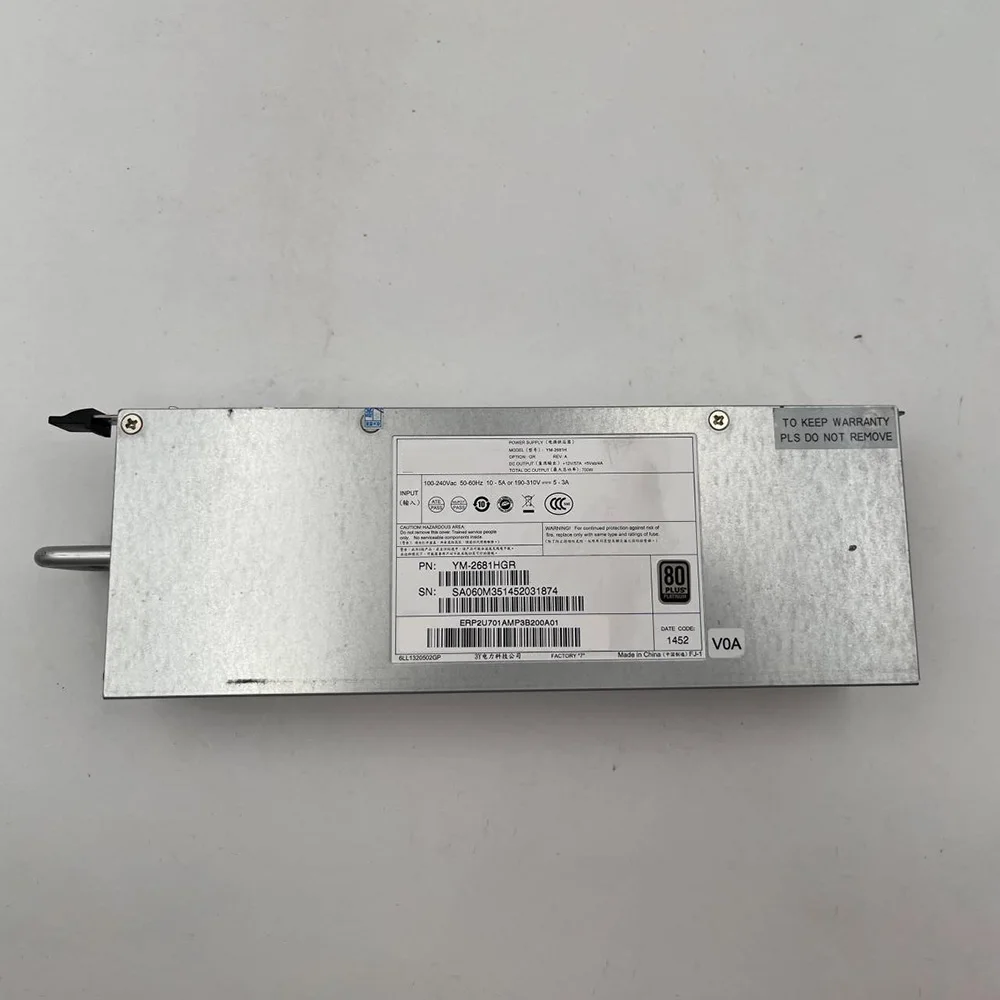Alimentation pour 3Y, haute qualité, entièrement testée, expédition rapide, YM-2681H, 680W