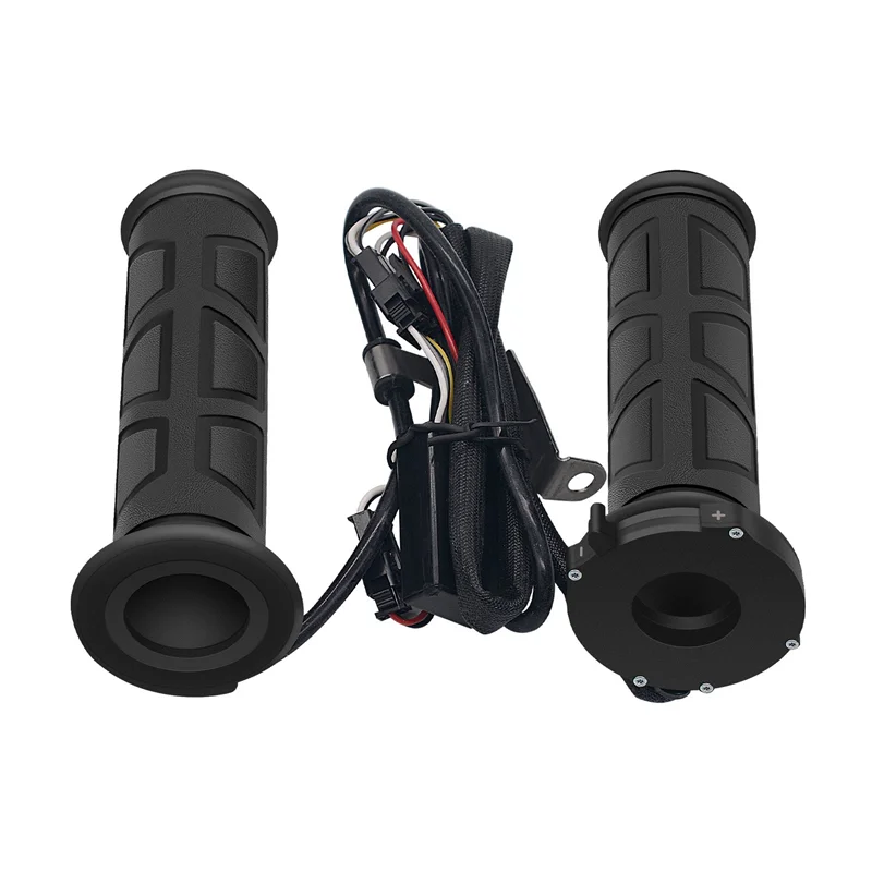 

A040-1 Piece Winter Motorcycle Hand Heated Grips 3 Gear 12V 22Mm Black Plastic For E-Bike Electric Scooter