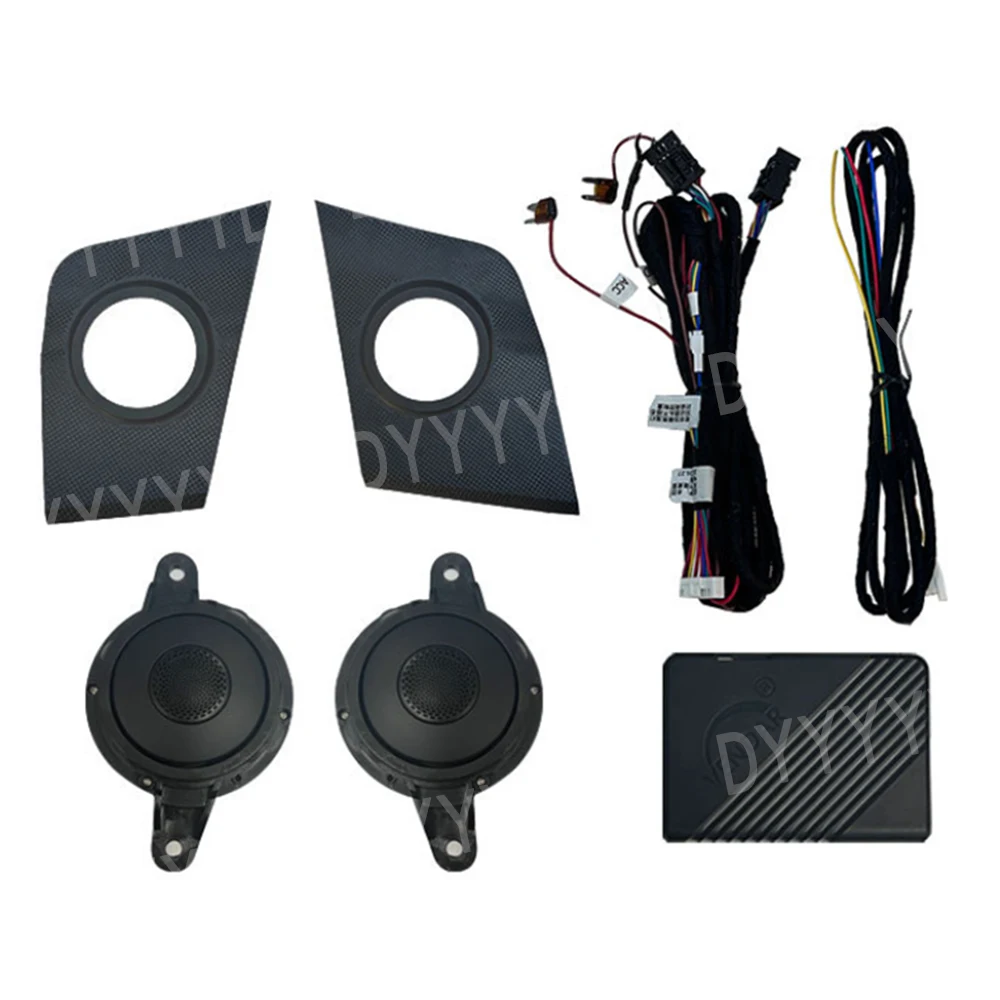 لكزس ES 2018-2023 RX 2016-2023 رفع مكبر الصوت المتكلم أداة معلقة الكهربائية ثلاثة أضعاف القرن APP التحكم LED 64 ألوان #6