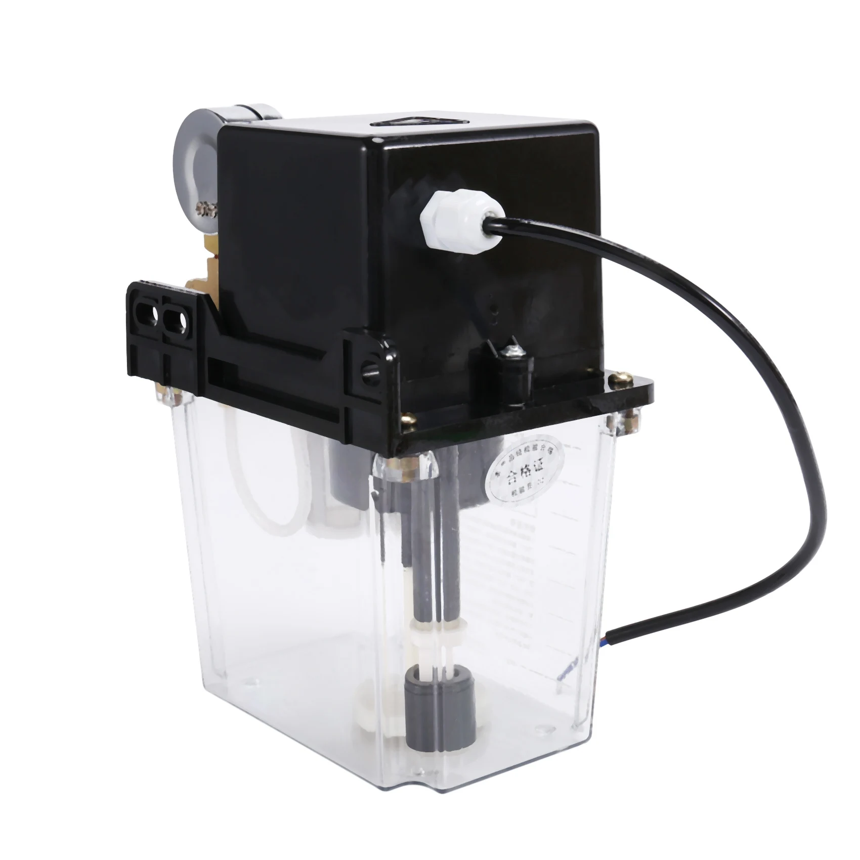 

ABJT-Насос для смазки Автоматический смазочный масляный насос Электромагнитный смазочный насос с ЧПУ Лубрикатор с манометром