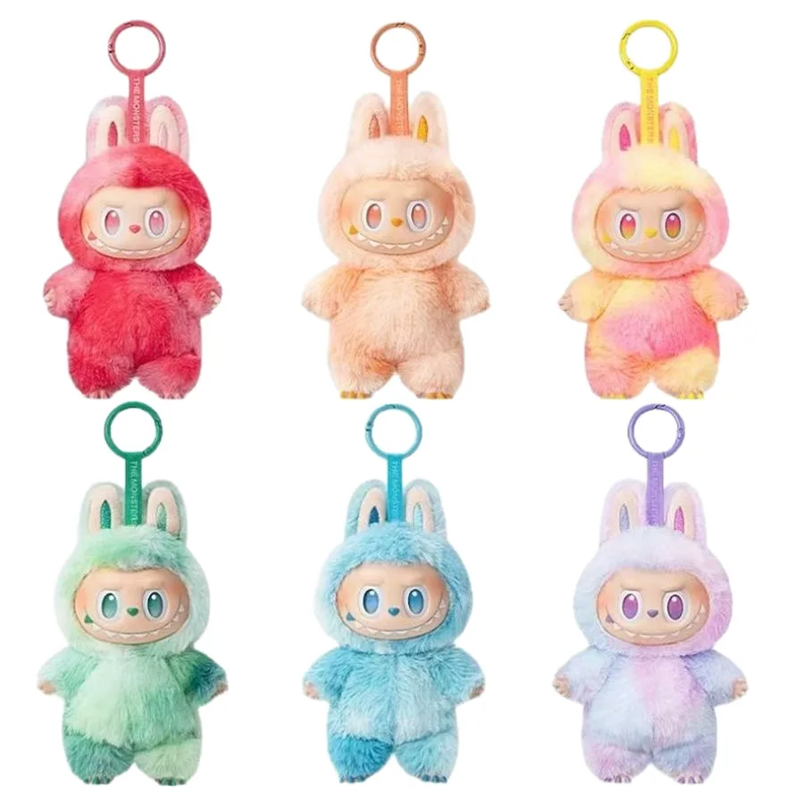 High-quality  cloth third generation  colorful plush pendant bubble mat blind box cross-border explosive doll