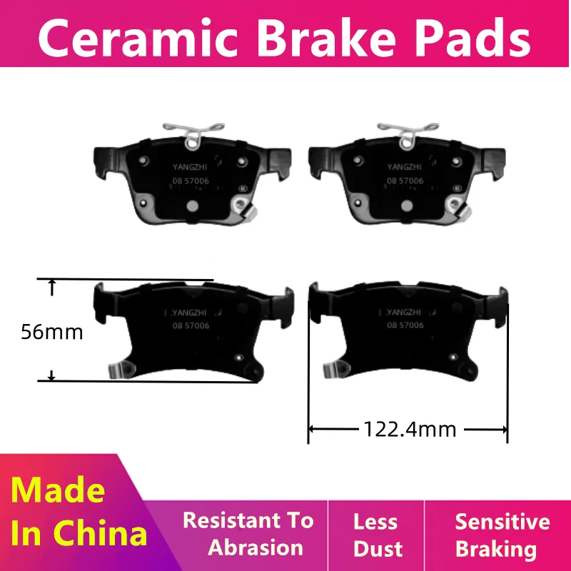 Ceramic Rear Brake Pads For Chrysler Grand Voyager /Pacifica/Autoparts 68318171AA