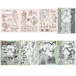 2025 New DIY Clear Stamps For Scrapbooking Paper Making Have a Dream Play Chess Japanese Style Craft Card Transparent Seals