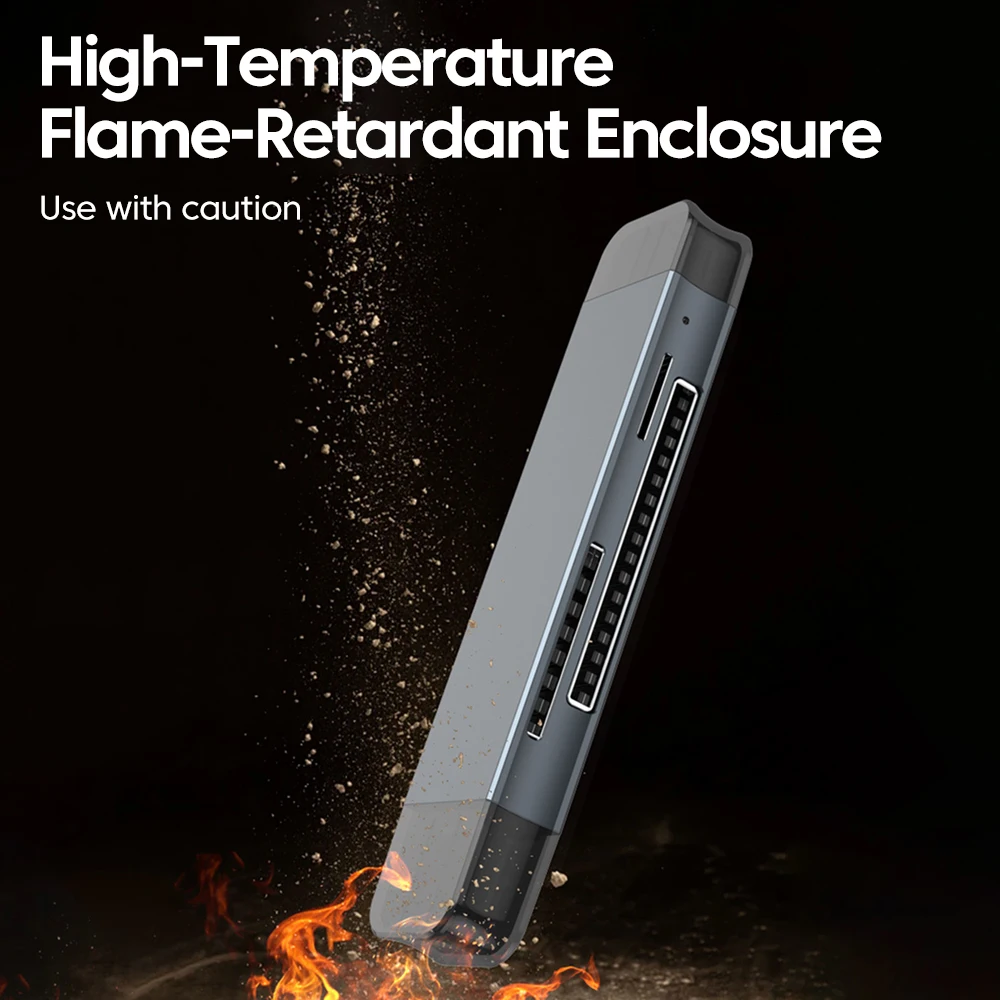 5 in 1 Multifunction USB TYPE-C Card Reader External Storage Black Stretch for Memory Stick USB 3.0 Mini SD TF CF Card Reader