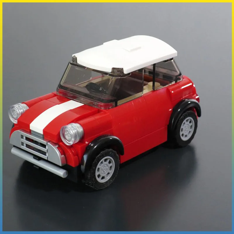 

НОВЫЙ MOC Creative Expert Mini Cooper Construction Техническая модель автомобиля Строительный комплект для взрослых Кирпичные подарки Детский строительный блок