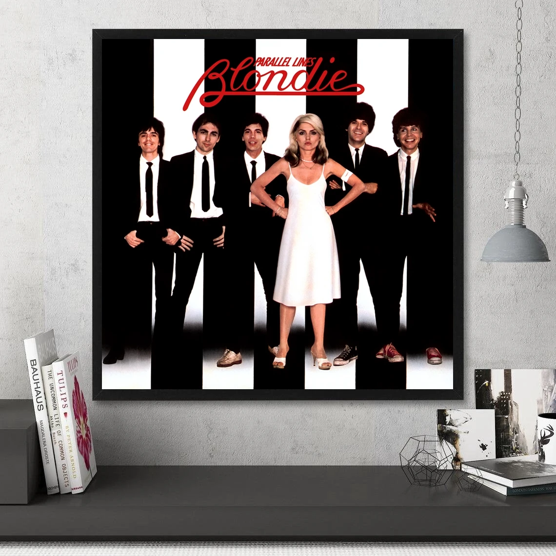 Blondie Parallel Lines Music Album Cover Poster Canvas Art Print Home Decor Wall Painting ( No Frame )