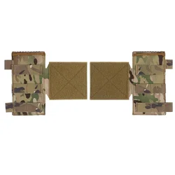 2pcs/set Chest Rig Side Mag Pouch Molle Side Plate Panel G-buckle Fixation for D3CR MK3 MK4 Hunting Vest Airsoft Gear