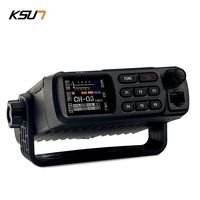 KSUT CB-100 CB Radio 26-27mhz Mini Mobile Car Amateur Radio Station Transceiver Shortwave With AM/FM 40 Channel Handheld Mic