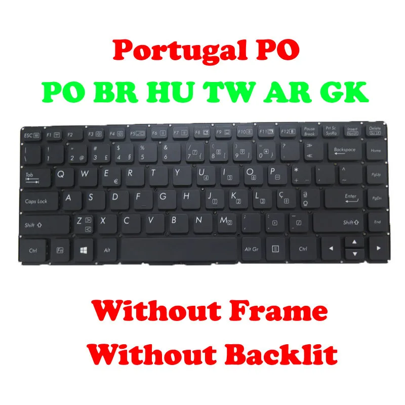 

Keyboard For GETAC V138418CS1 V00 CH-RO 531087680962 HG-RO 531087680980 BR-RO 531087680958 V138418DS1 V00 AR-RO 531087680951