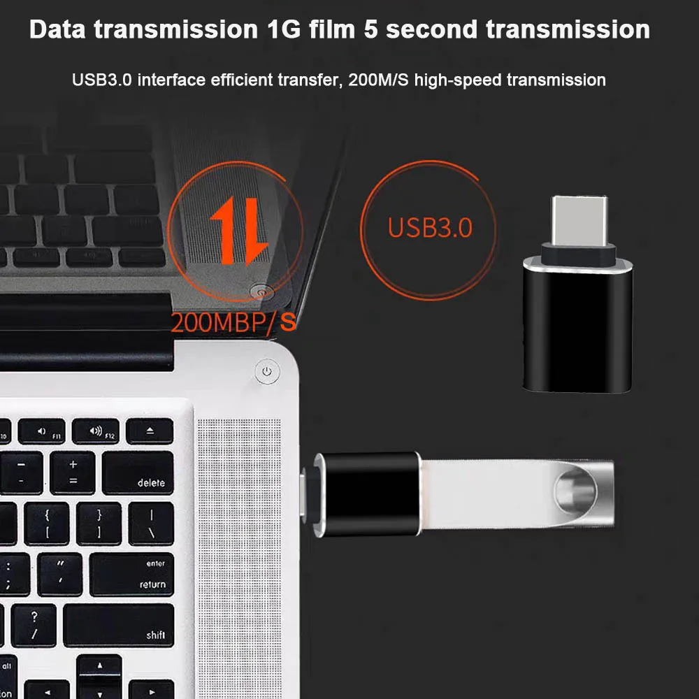 Type-c OTG to USB3.0 Adapter for Huawei Xiaomi Apple Cell Phone Universal Mouse Keyboard U Disk Flash Memory