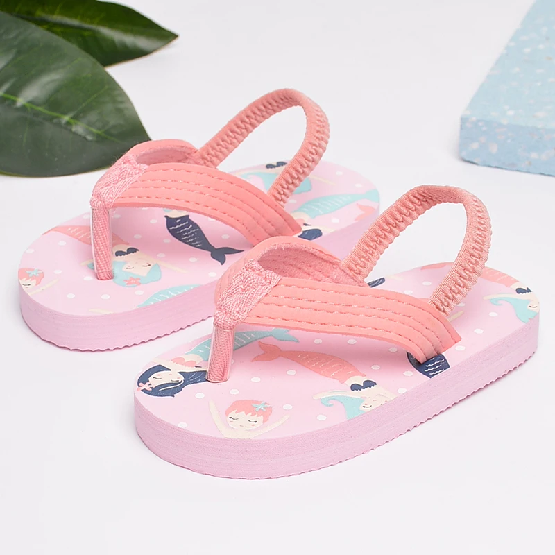 Little Boys and Girls Stylish Design Various Colors Flat Slippers Children Lovely Lithe Flip Flops WCDX01