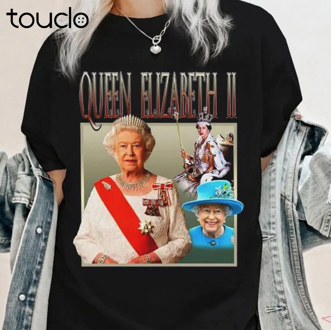 

Queen Elizabeth T-Shirt Rip Queen Elizabeth Shirt Queen Elizabeth Fan Tees Custom Aldult Teen Unisex Digital Printing Tee Shirts