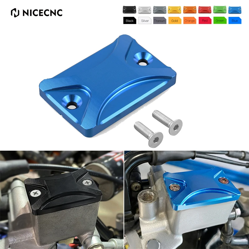 NiceCNC Front Brake Fluid Reservoir Cover Cap For Yamaha WR250R 2007-2020 WR250X 2007-2017 YFZ450 YFZ450R YFZ450X RAPTOR 700