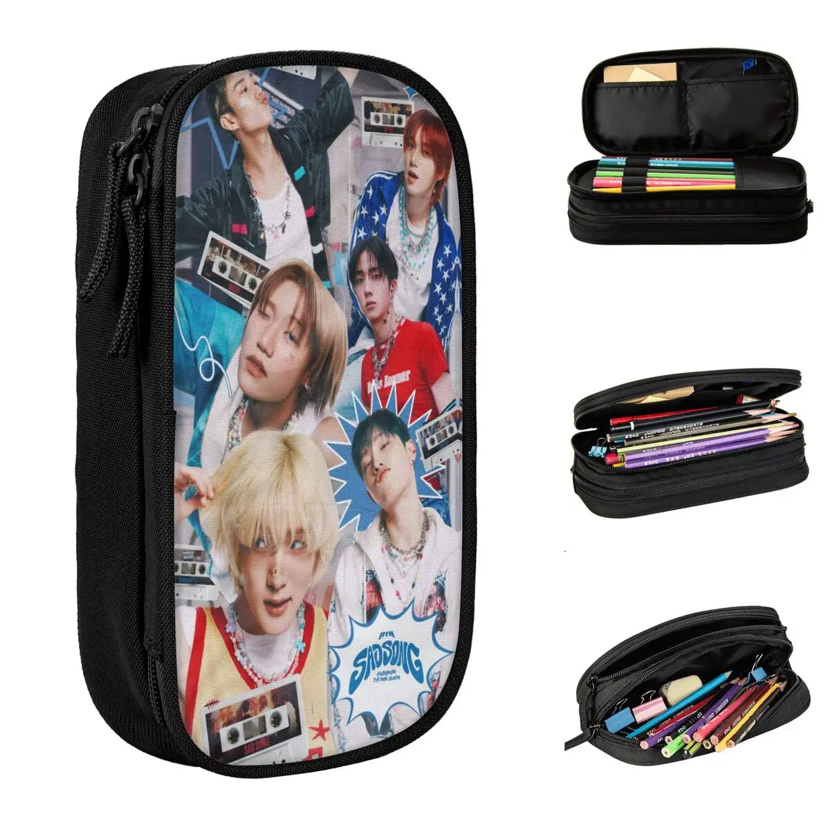 

ДУХ! P1Harmony Kpop пеналы для музыкального альбома, креативная коробка для ручек, сумка для детей, большая вместимость, школьные принадлежности, подарочный пенал
