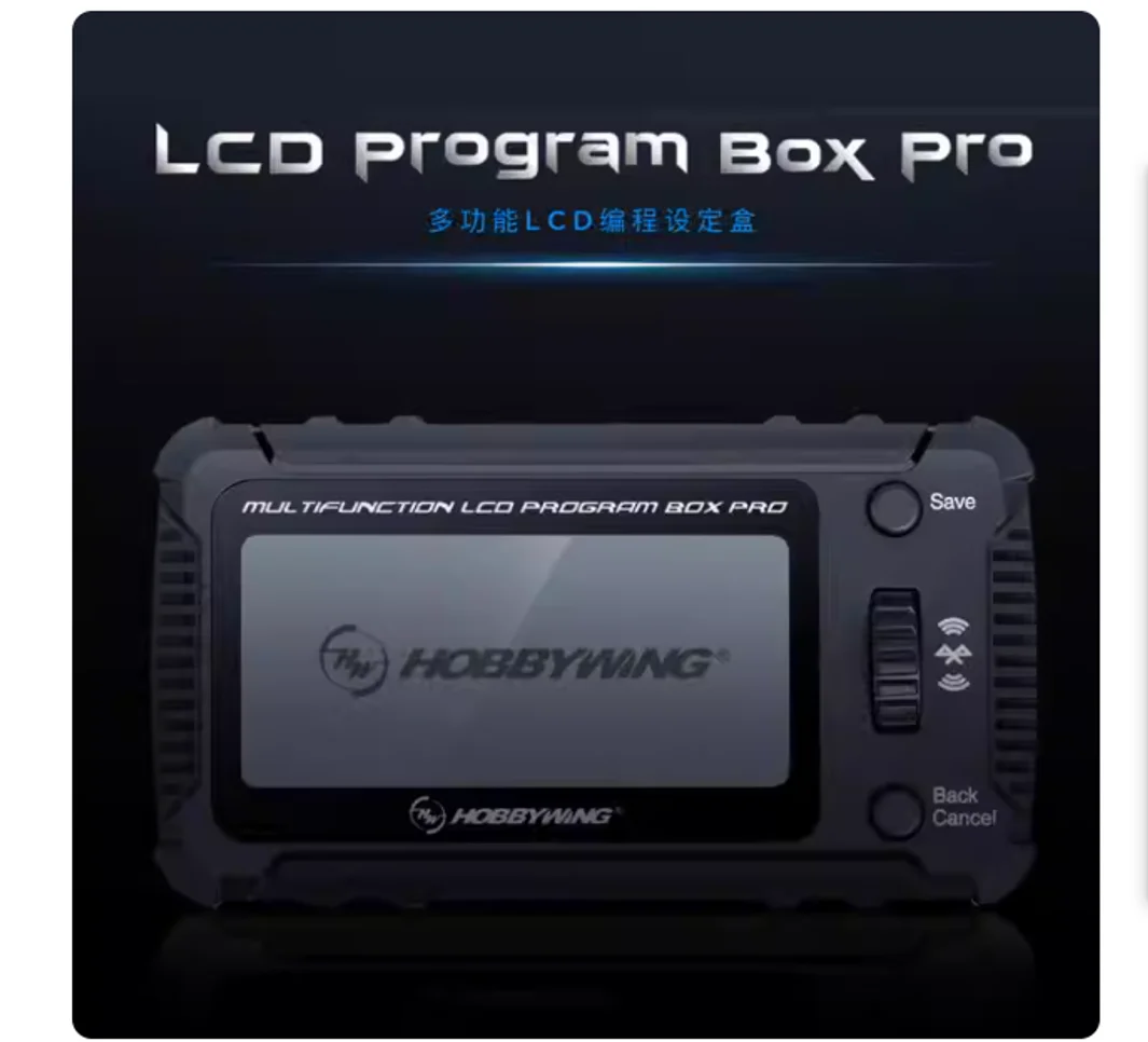 HOBBYWING LCD Program Box Pro Multi-functional ESC Setup Card Bluetooth Card 1-8S Voltage Tester