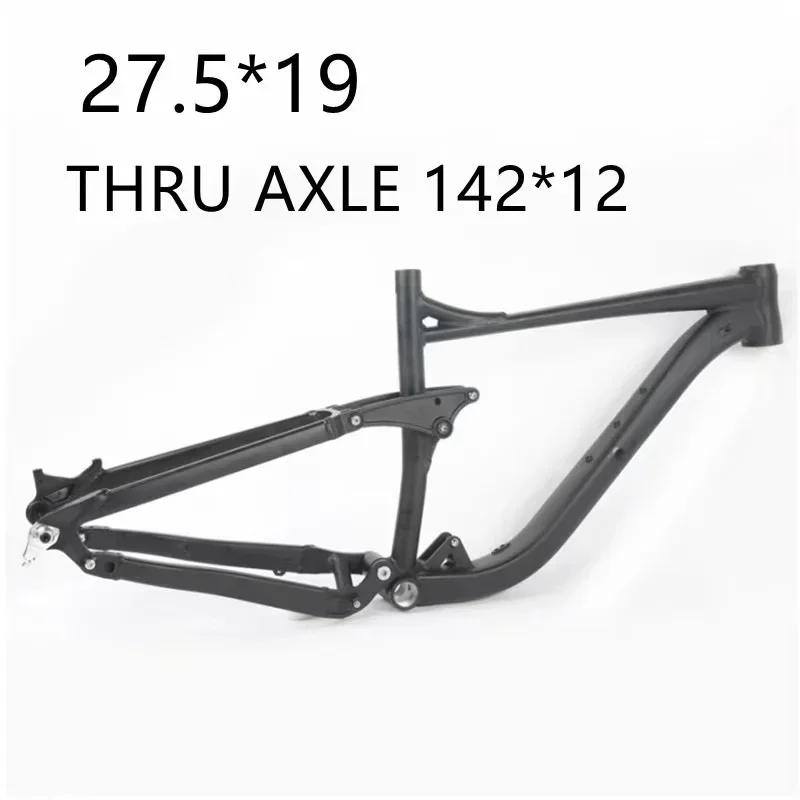 HIMALO Bicycle Frame 27.5/29ER Full Suspension Frame 142*12Mm Aluminum Alloy Mountain Bike