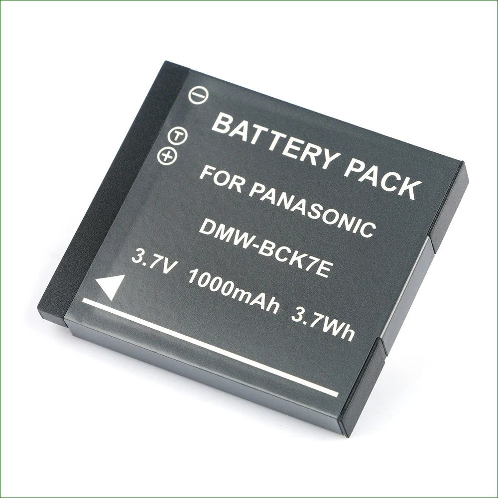 DMW-BCK7E Battery 1000mAh Camera Batterie For Panasonic DMC-FH24 DMC-FH25 DMC-FH27 DMC-FP5 DMC-FP7 DMC-FS14 DMC-FS16 DMC-FS18