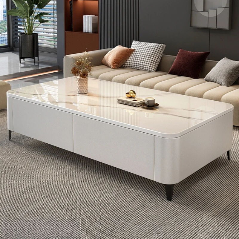 

Unique Luxury Coffee Table Designer Wood White Minimalist Design Coffee Table Modern Space Saving Stoliki Kawowe Furniture Home
