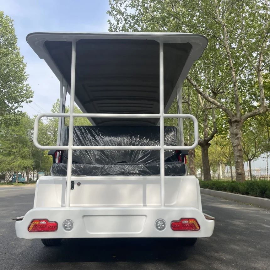 

Electric City Reception Car Manufacturer Wholesale Sightseeing Car Beach Resort Tourist Bus Convertible Tour Electric Bus