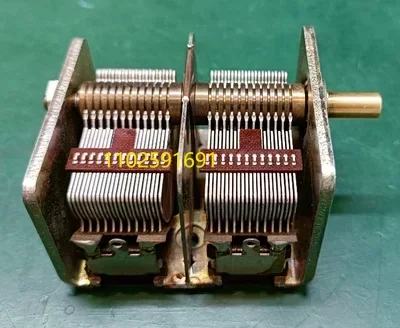 

Cb-2-365 Air Medium Dual Variable Capacitor Mineral Radio Electronic DIY