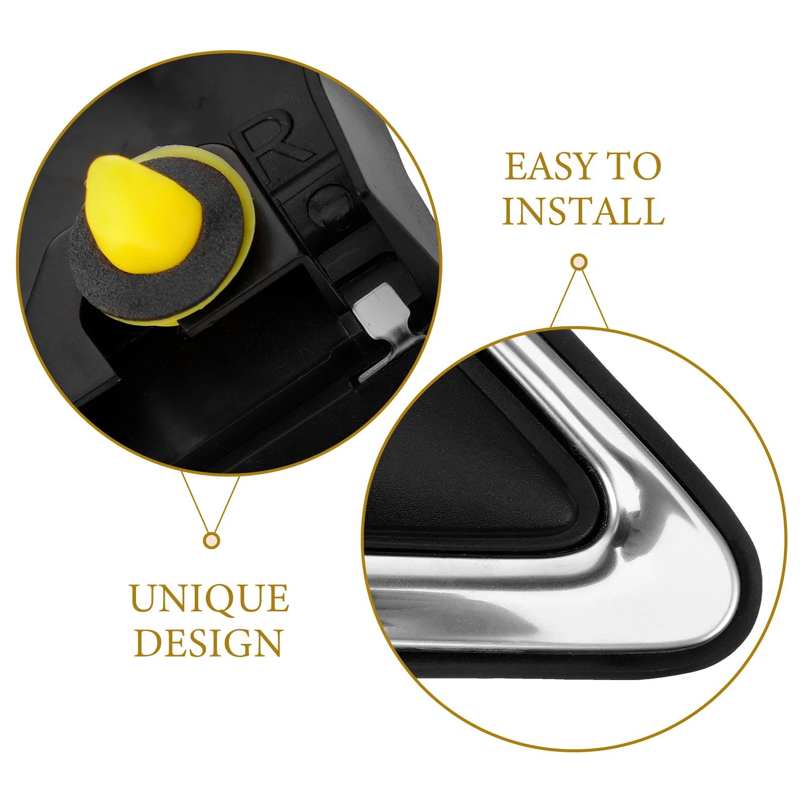 

Rearview Mirror Decorative Block Abs Front Pillar Car Side Triangle Panel Replacement Trim For Front Triangular Plate
