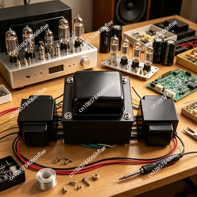 Tube Amplifier Transformer Kit For 6P3P EL34 FU50 FU7 10W 3.5K Output Transformer + 185W Universal Power Transformer